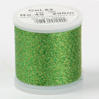 Нитки Madeira Metallic Sparkling №40 200м цвет 52 glamour green