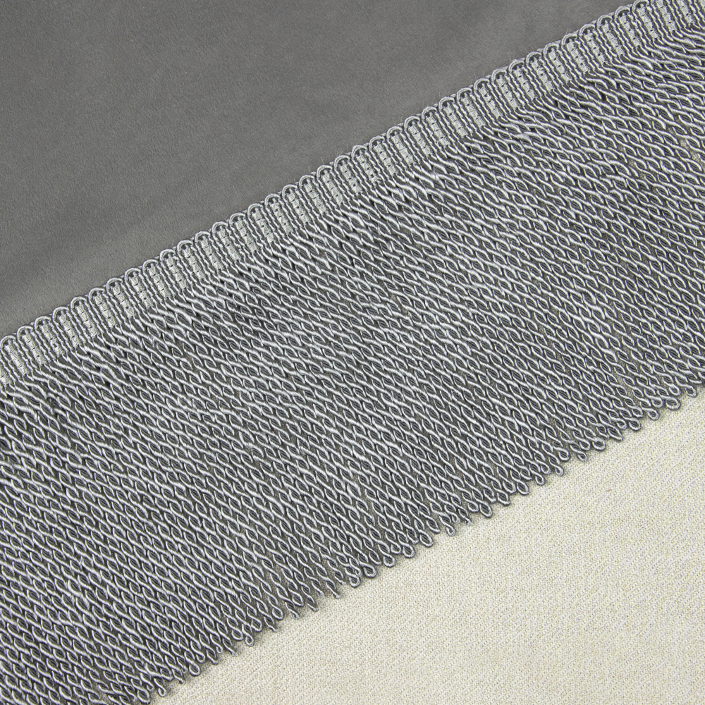 Бахрома для штор крученая кисея