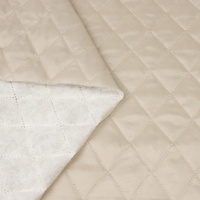 Термостежка 356 Светлый серо-бежевый 23 "Ромб 3,8х3,8 см" (синт.100г, подкл. 100% пэ 190Т) 150 см