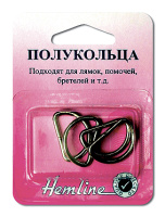 Полукольца разъемные Hemline, 20 мм 462.20 (5 блистер х 4 шт)