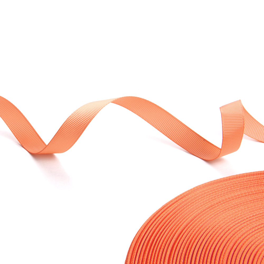 Лента репсовая 720 персик 13 мм (1/2")