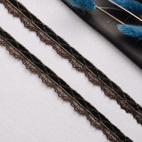 Тесьма кружево 67A-UG1286 кофе