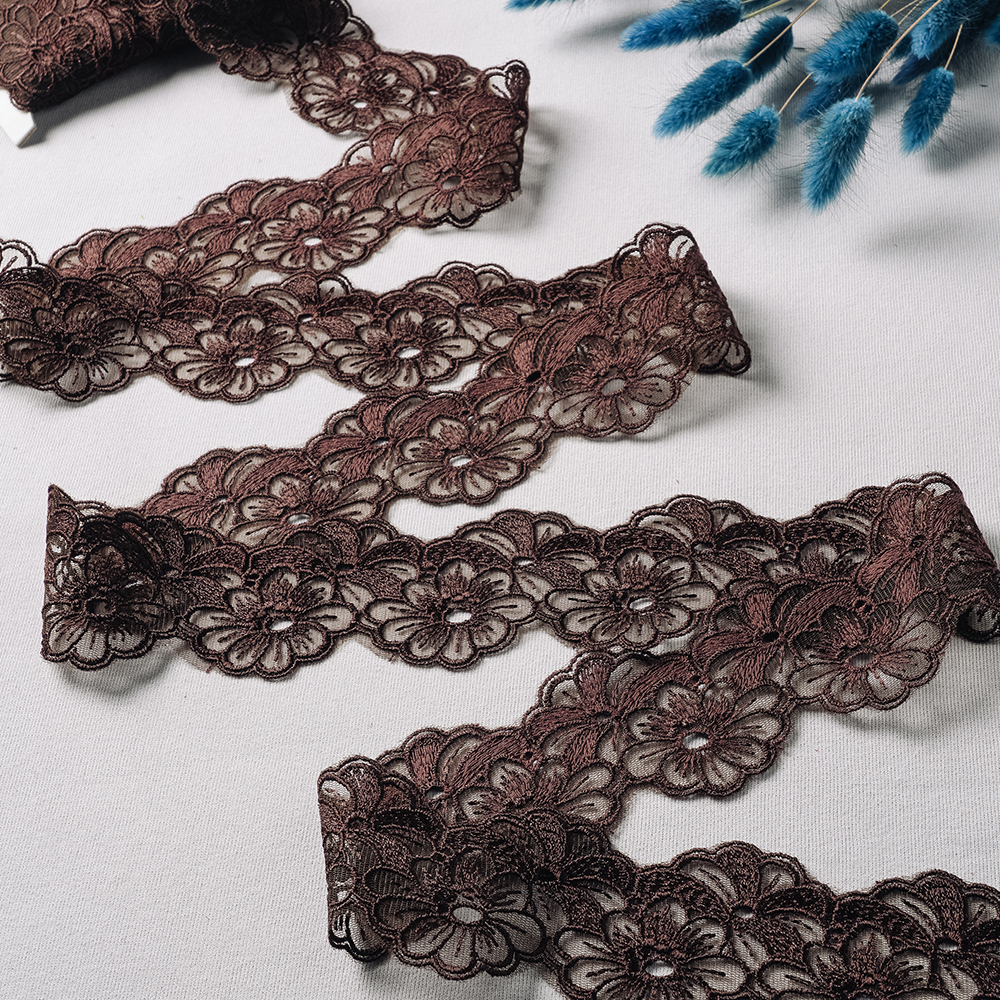 Тесьма 31160-D103 GCC304 коричневый шир.55мм