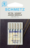 Иглы для джинсы №90 Schmetz 130/705H-J (5 шт)