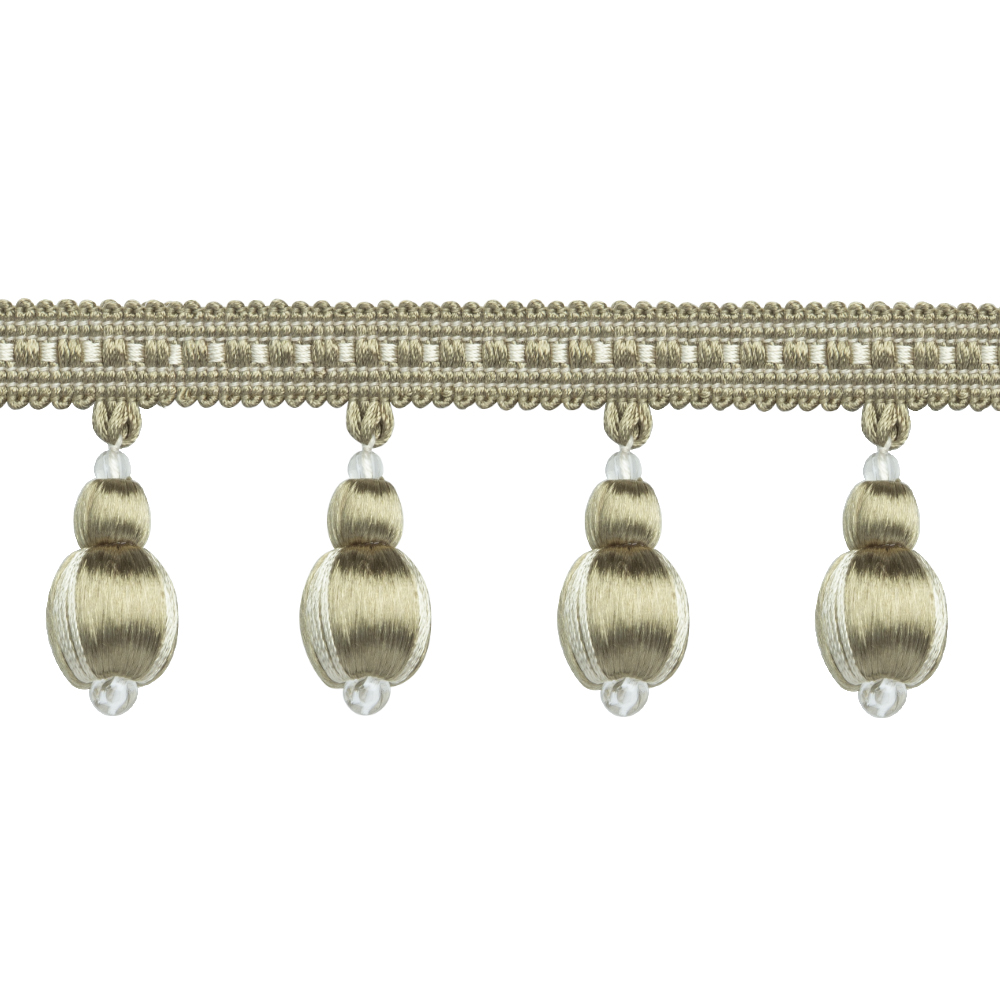 Бахрома для штор с помпонами, шариками, бубенчиками