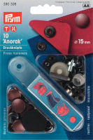 Кнопки 390309 Prym "Anorak" медь 15 мм (10 шт)