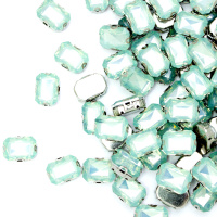 Стразы прямоугольные пришивные в металлической оправе Стразы прямоугольные пришивные в металлической оправе