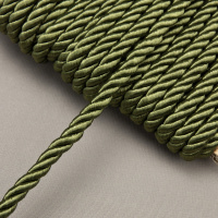 Шнур шторный SH1221-15 зеленый (Chive 19-0323) "ДАМАСК"