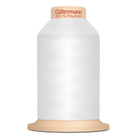 Оверлочная нить Gutermann Tera №180 2000м цвет 800 (белые)