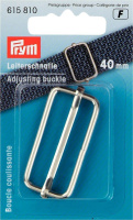 Застежка-пряжка регулировочная для сумок и рюкзаков 615810 Prym 40 мм серебристая