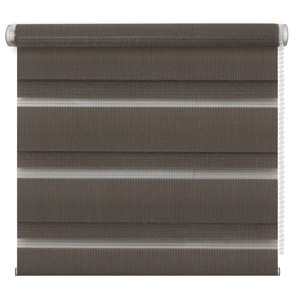 Рулонная штора "День-Ночь" темный Мокко 68х170 см (4601000710829)