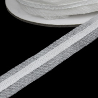 Лента клеевая нитепрошивная (по косой, усиленная шнуром) 41050A-12 белый