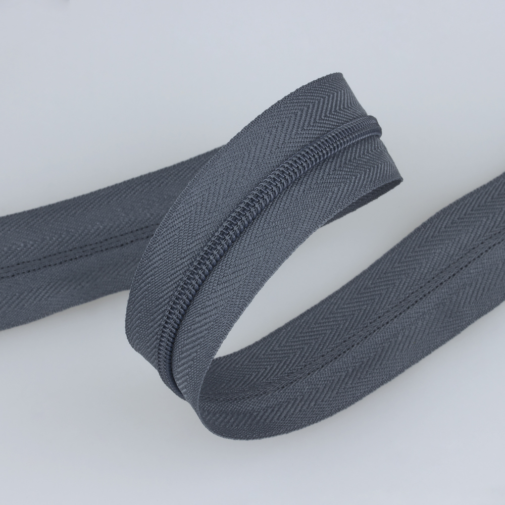 Молния юбочная 312 темно-серый Т3/50 см