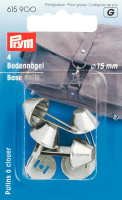 Ножки (гвоздики) 615900 Prym для дна сумки 15 мм серебристые 4 шт