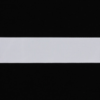 Лента репсовая 029 белый 19 мм (6/8")