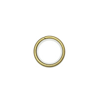 Кольцо тихое металлическое для карнизов диаметром 16/19 мм 156 бронза (антик), D33/25 мм