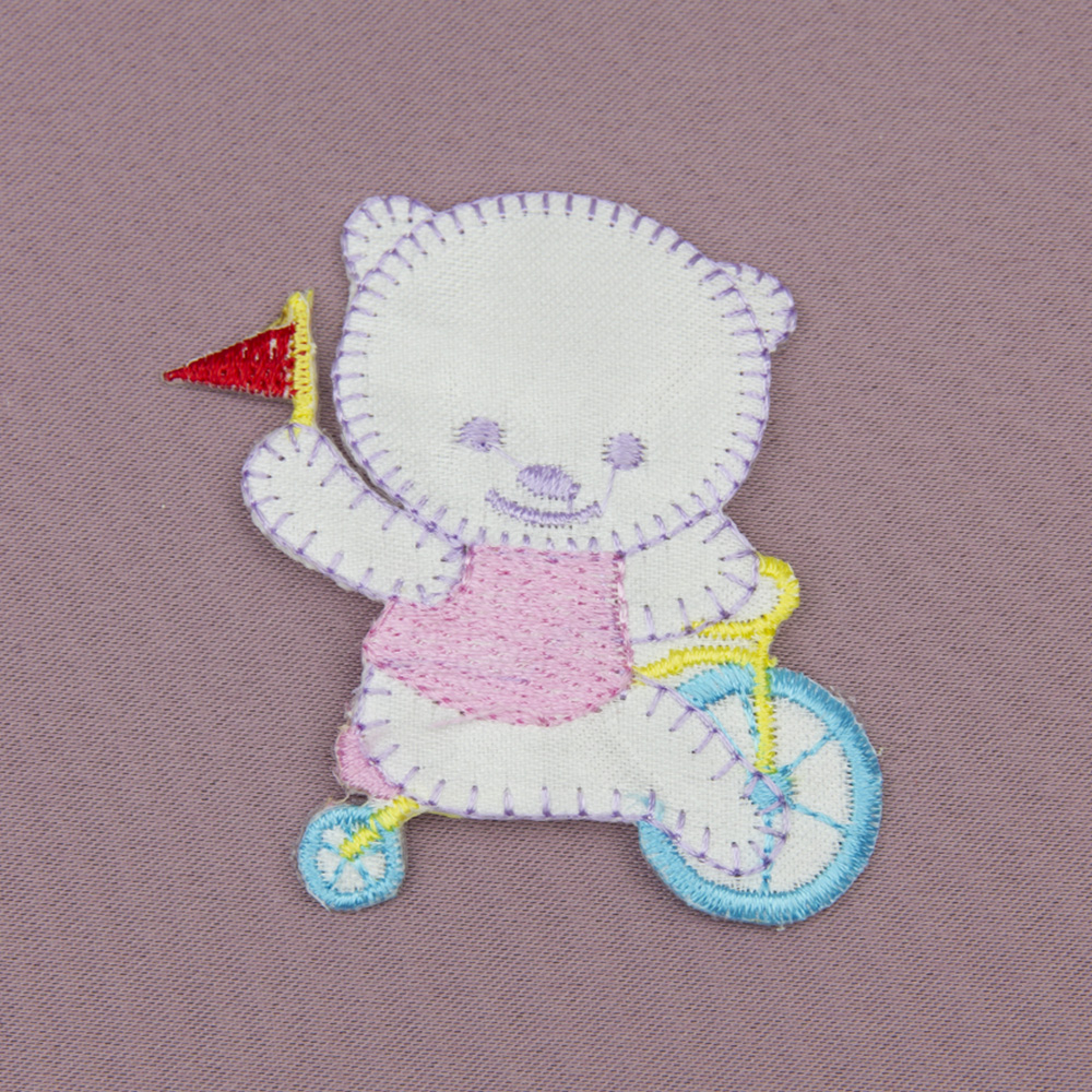 Аппликация клеевая Медвежонок 238b сирень