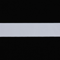 Лента репсовая 029 белый 25 мм (1")