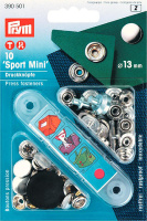 Кнопки 390501 Prym Sport Mini 13 мм (10 шт) серебристые