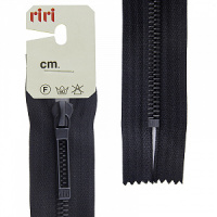 Молнии Riri звено bi, слайдер stab, неразъёмная карманная, 6 мм, 18 см, цвет 2110, черный 3034647/18/2110