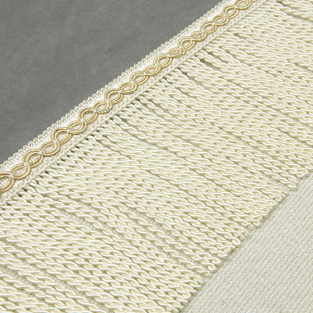 Бахрома крученая DBSZS(11CM) - 6 молочная (CREAM) (11 см)