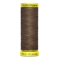 Льняные нитки Gutermann Linen №30 50м цвет 1314, коричневый