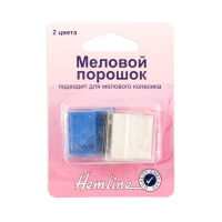 Меловой порошок в пластиковом контейнере Hemline, 2 цвета 244.R (1 блистер)