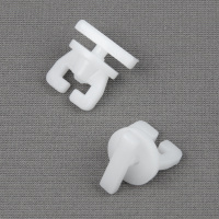 Фиксатор (блокада винтовая) для шины, белый пластиковый