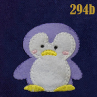 Аппликация клеевая Пингвин 294b сирень