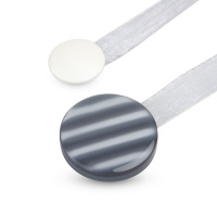 Магнит для штор на ленте А-095-207 темно-серый "Карамель" (d35мм)