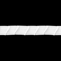 Шторная лента для мансардных окон MAGAM FL-200 тканая, (К=1:2, левый наклон под углом 45 градусов, корд-2шнура) 2,5 см
