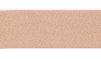 Эластичная лента 957463 Prym Color с люрексом 50 мм, розовый/золотистый (7 м)