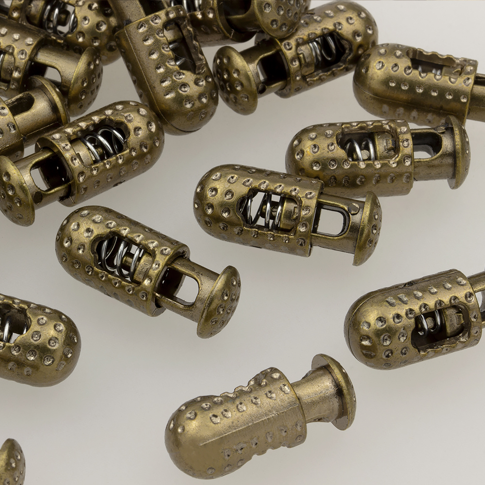 Фиксатор пластиковый 3347-1 бронза