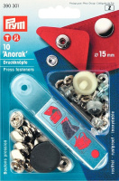 Кнопки "Anorak" Prym 390301 серебристый 15 мм (10 шт)