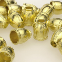 Концевик наконечник для шнура пластиковый 3853 (921) золото