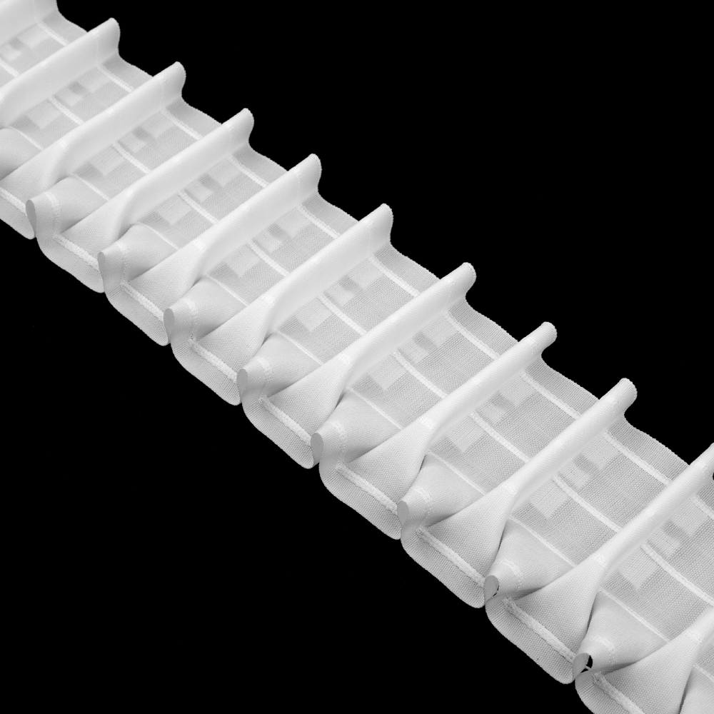 Шторная лента 3969P Oz-is Premium тканая 10 см (К=1:2, 3 кармана, корд-4 шнура)