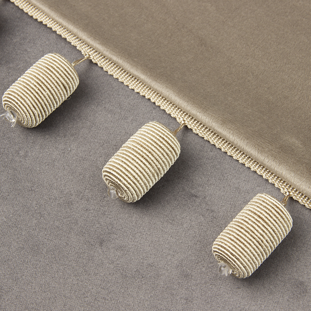Бахрома "Reps Barrel" RA98 - BEIGE Mirtex бежевый (d18/30мм) (6,5 см)