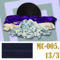 Эластичная отделочная лента 13/3 (12) MC-005 темно-синяя