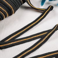 Тесьма с металлической цепочкой