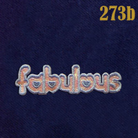 Аппликация клеевая "fabulous" 273b голубой/розовый