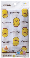 Детская марлевая мочалка Желтый Утенок KOKUBO Furocco Kids, 26x80 см