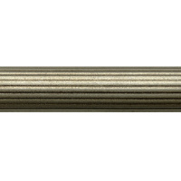 Труба рифленая 28 мм "Олимпия" серебро (2,4 м)