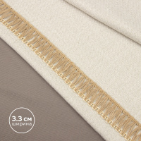 Джутовые бордюры и сутаж для штор