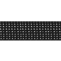 Тесьма эластичная отделочная HT09-86C черный 8 рядов