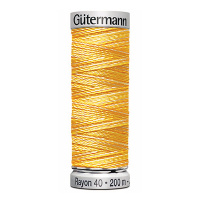 Нитки вышивальные из вискозы Gutermann Rayon №40 200м Цвет 2134