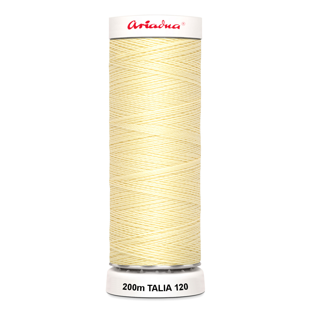 Универсальные нитки Ariadna Talia 120 желтый, 100% полиэстер (40/2)