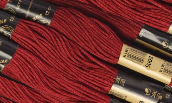 Нить для вышивания МУЛИНЕ, 10 м, 2,23 г, цвет 9008