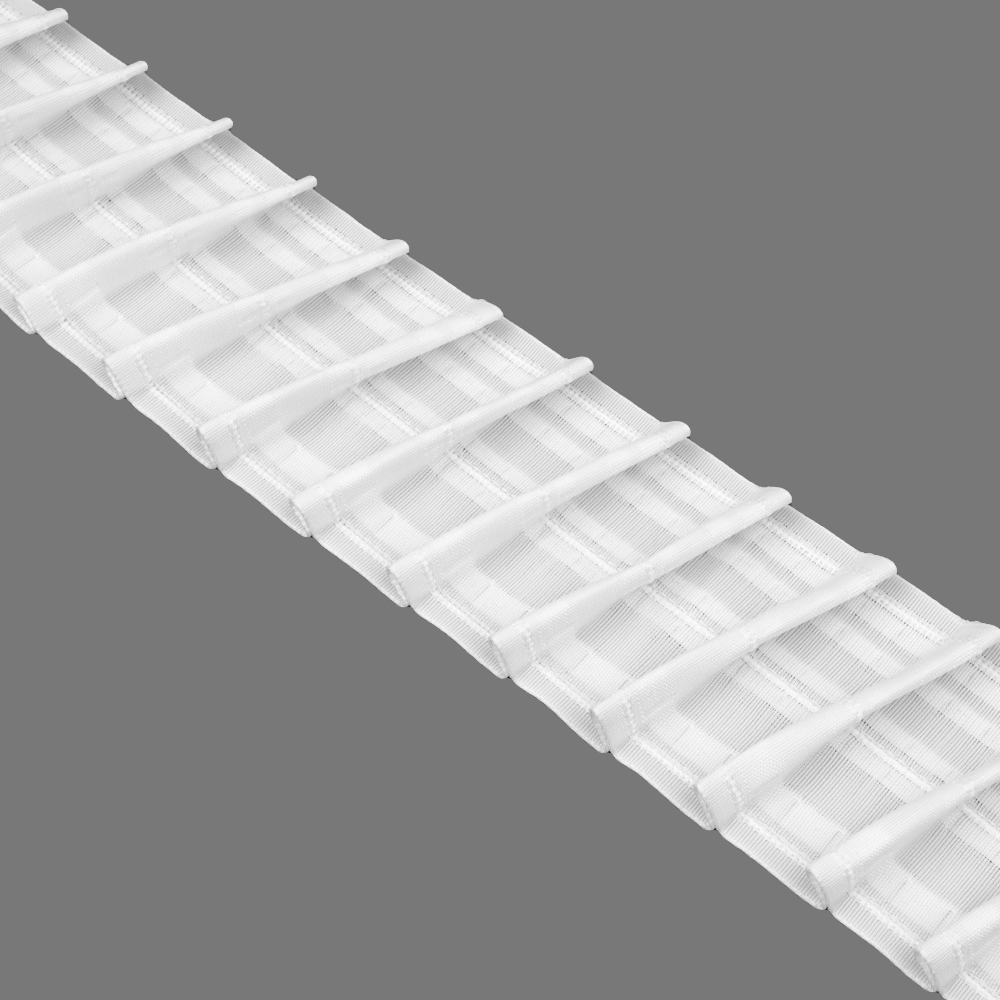 Шторная лента правая диагональ для мансардных окон 4434P (1:2) Oz-is Premium тканая 8 см