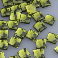 Квадратные пришивные пластиковые стразы Квадратные пришивные пластиковые стразы