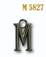 Буква плоская металлическая M 5827